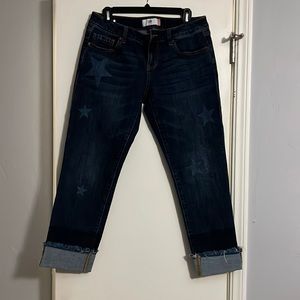 Cabi slim boyfriend crop